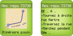 exemple de message re�u